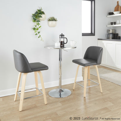 Majestic Office Furniture 24" Fixed-Height Counter Stool - Set of 2
