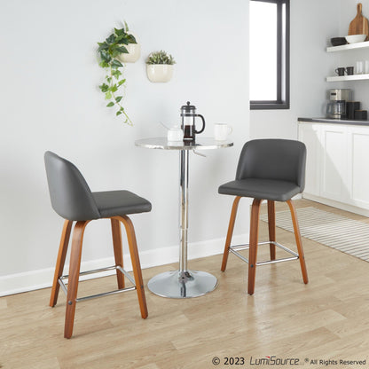 Majestic Office Furniture 24" Fixed-Height Counter Stool - Set of 2