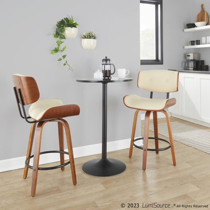 Majestic Office Furniture 26" Fixed-Height Counter Stool - Set of 2