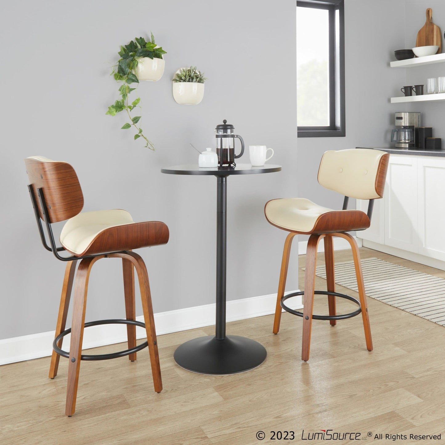 Majestic Office Furniture 26" Fixed-Height Counter Stool - Set of 2