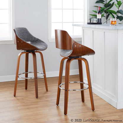 Majestic Office Furniture 30" Fixed-Height Barstool - Set of 2