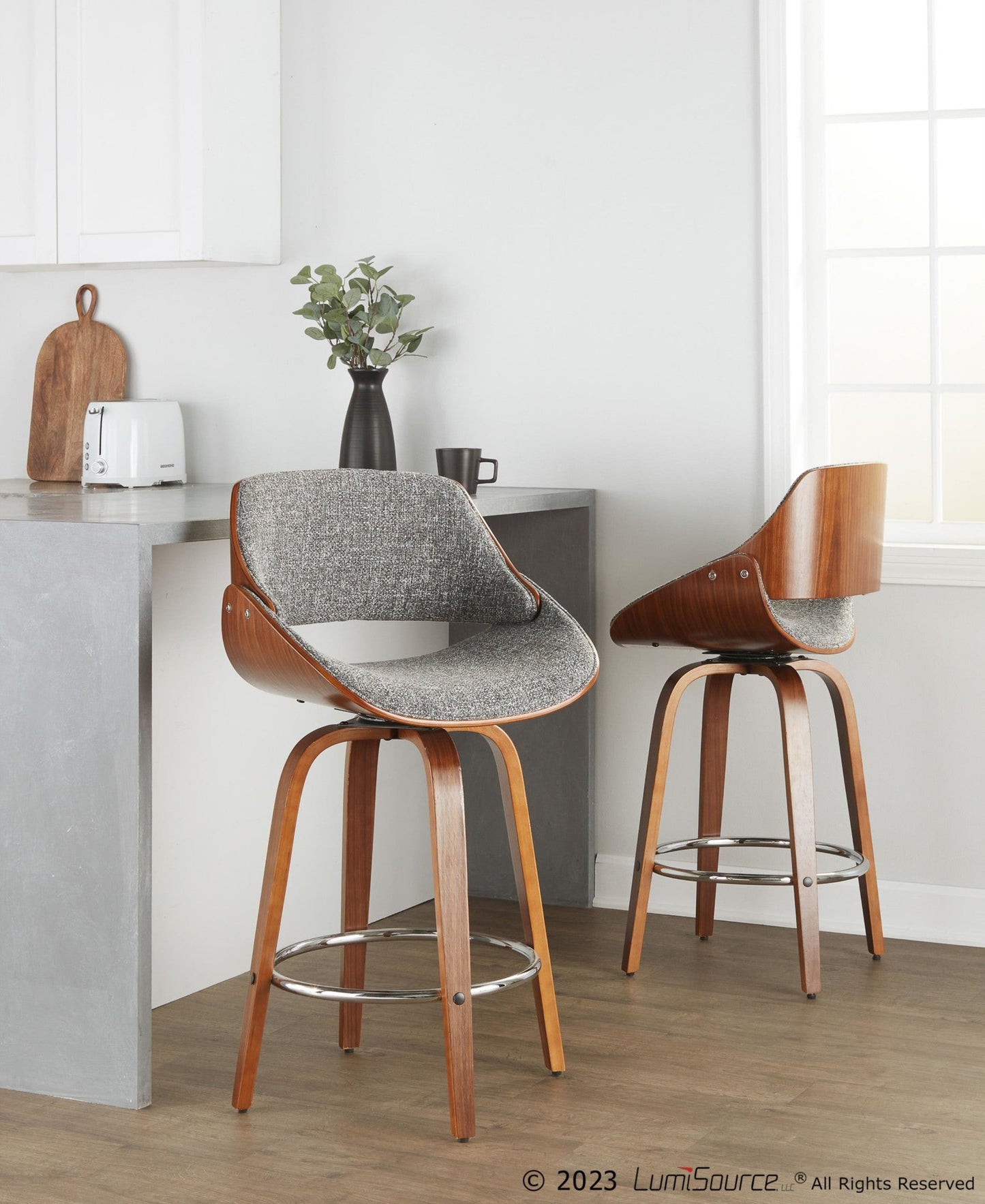 Majestic Office Furniture 26" Fixed-Height Counter Stool - Set of 2