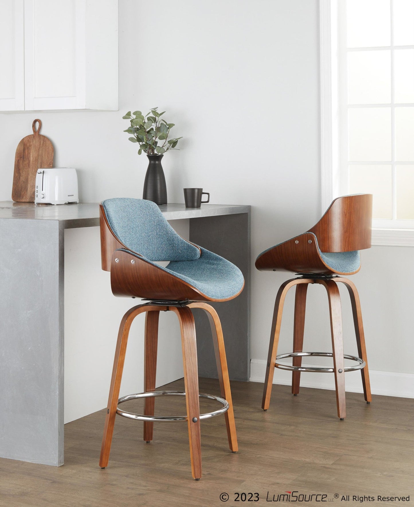 Majestic Office Furniture 26" Fixed-Height Counter Stool - Set of 2
