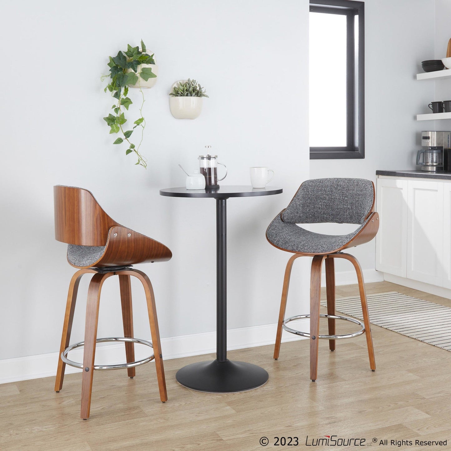 Majestic Office Furniture 26" Fixed-Height Counter Stool - Set of 2