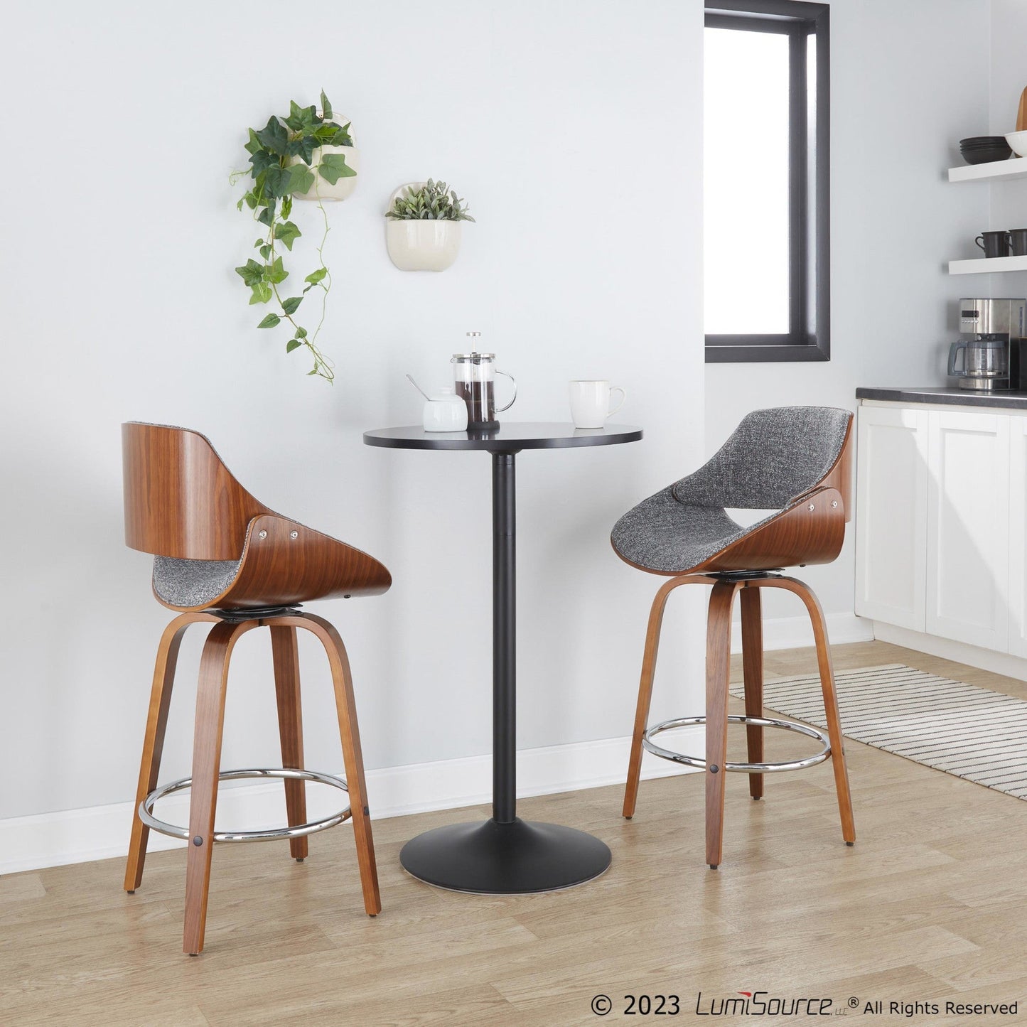 Majestic Office Furniture 26" Fixed-Height Counter Stool - Set of 2
