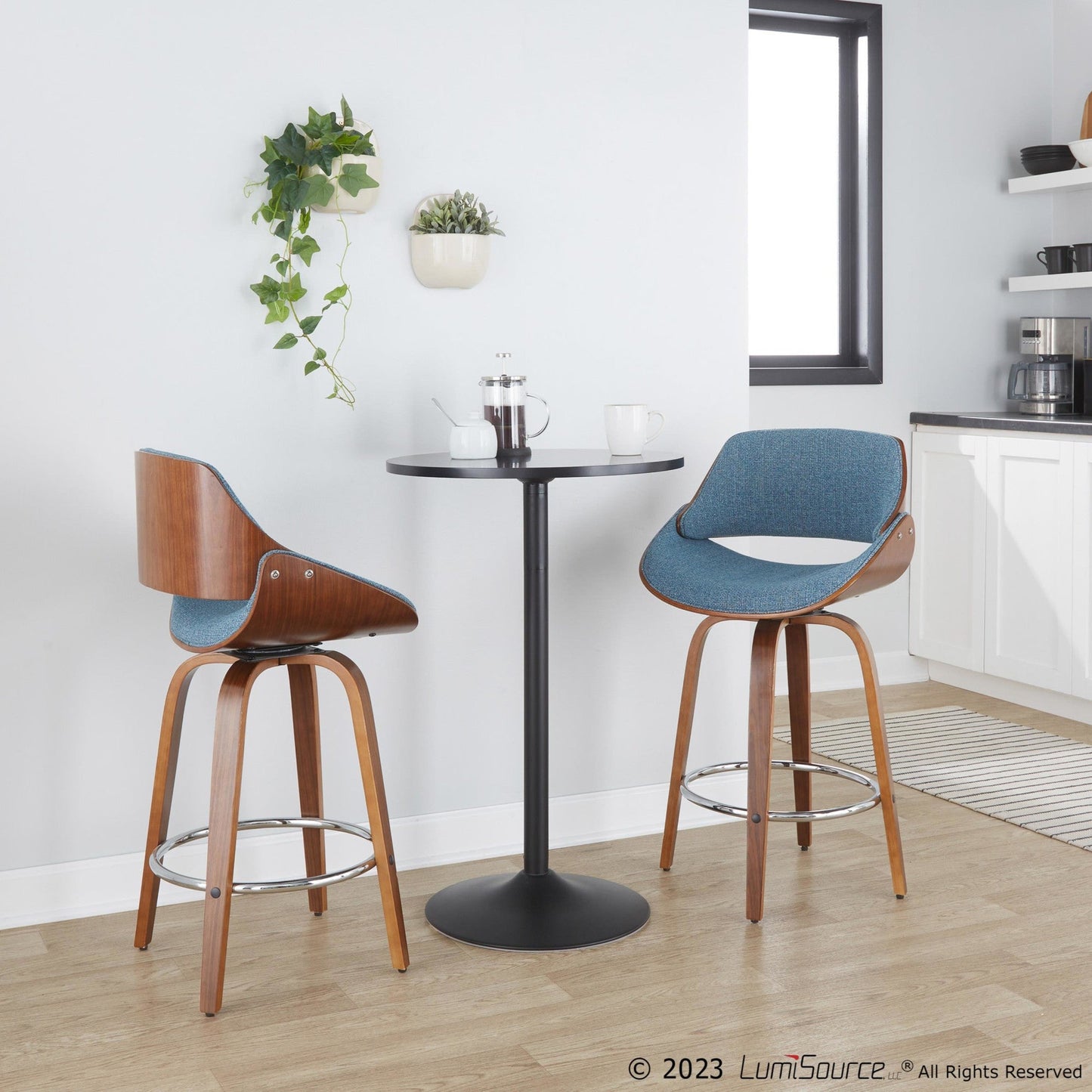 Majestic Office Furniture 26" Fixed-Height Counter Stool - Set of 2