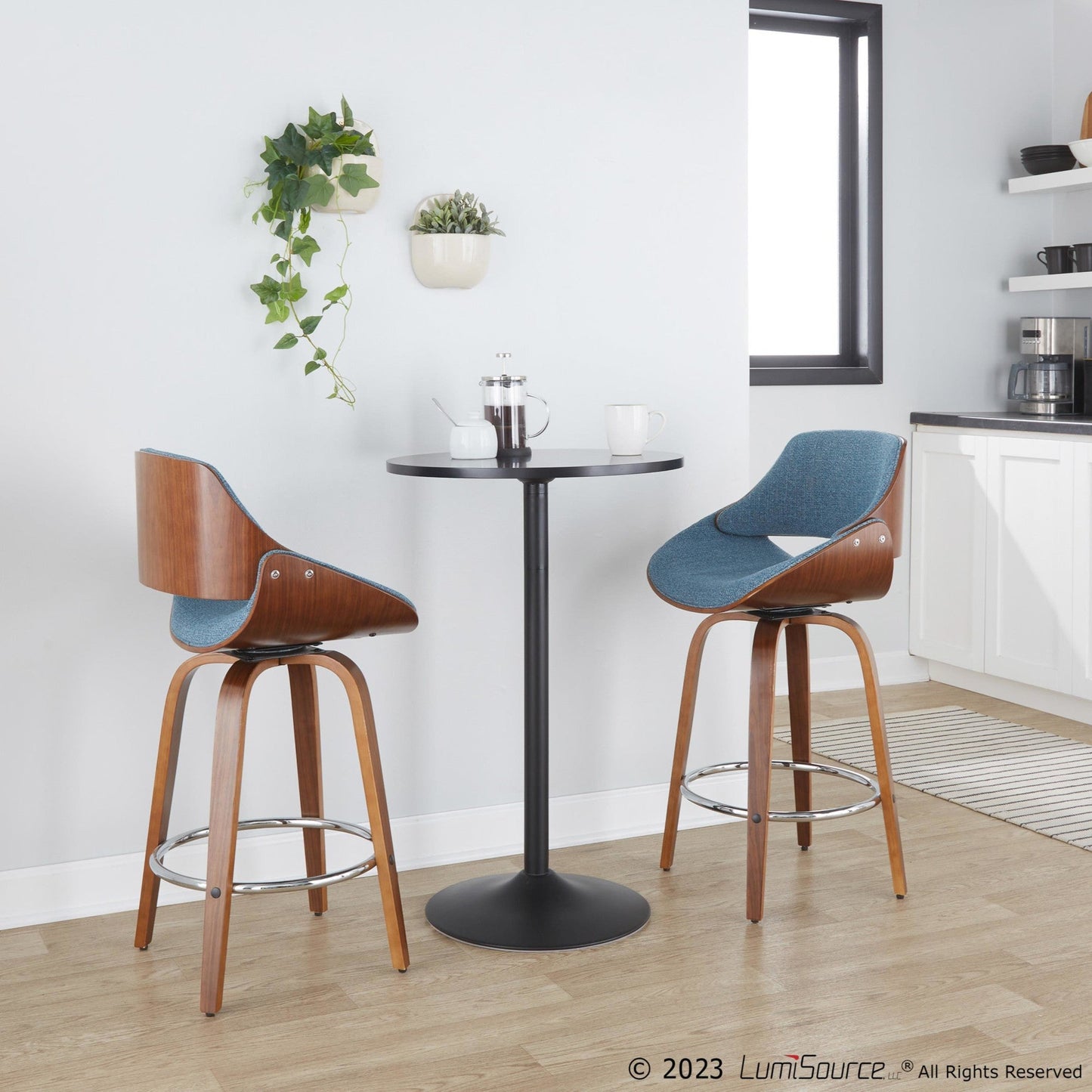 Majestic Office Furniture 26" Fixed-Height Counter Stool - Set of 2