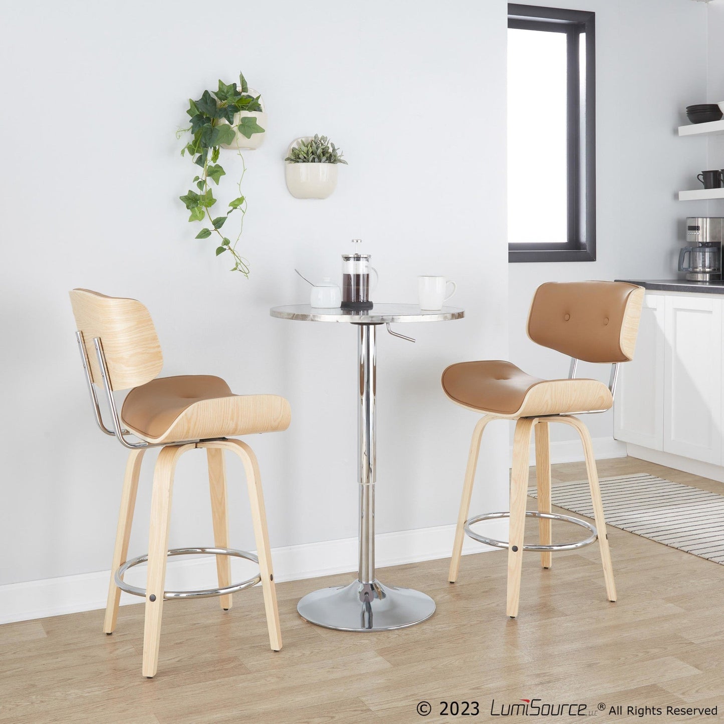 Majestic Office Furniture 26" Fixed-Height Counter Stool - Set of 2