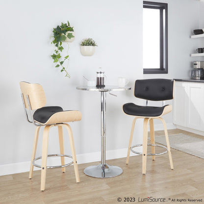 Majestic Office Furniture 26" Fixed-Height Counter Stool - Set of 2