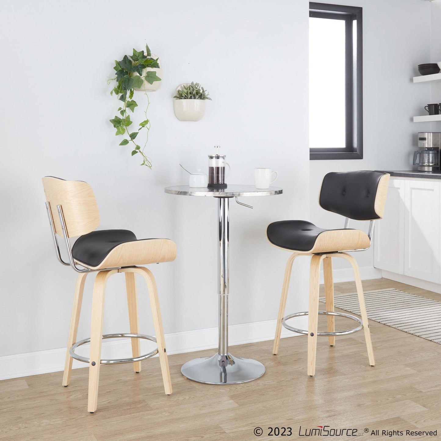 Majestic Office Furniture 26" Fixed-Height Counter Stool - Set of 2