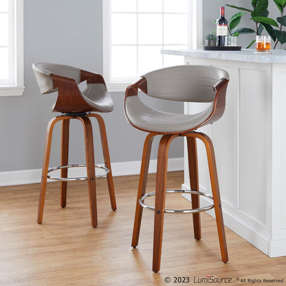 Majestic Office Furniture 30" Fixed-Height Barstool - Set of 2