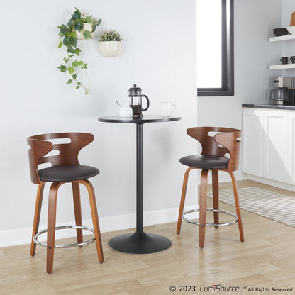Majestic Office Furniture 24" Fixed-Height Counter Stool - Set of 2