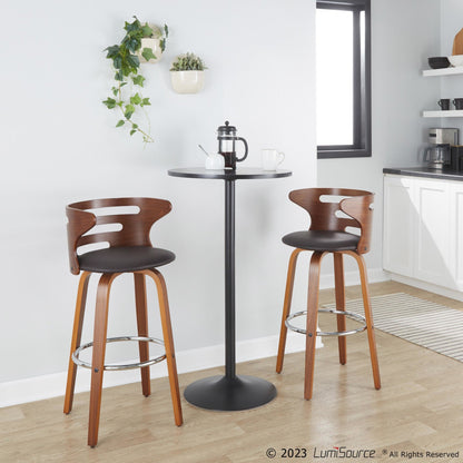 Majestic Office Furniture 30" Fixed-Height Barstool - Set of 2