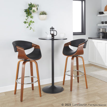 Majestic Office Furniture 30" Fixed-Height Barstool - Set of 2