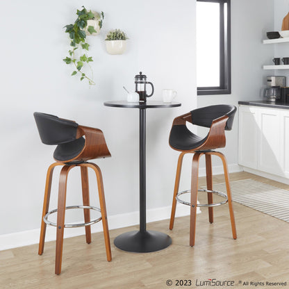 Majestic Office Furniture 30" Fixed-Height Barstool - Set of 2