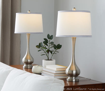 Majestic Office Furniture 28" Metal Table Lamp - Set of 2