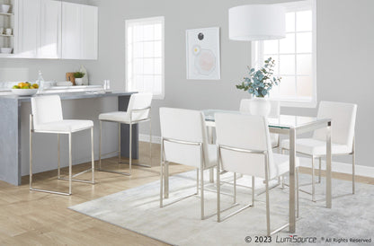 Majestic Office Furniture High Back 26" Fixed-Height Counter Stool - Set of 2