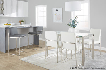 Majestic Office Furniture High Back 26" Fixed-Height Counter Stool - Set of 2