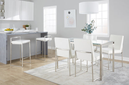 Majestic Office Furniture Stacker 26" Fixed-Height Counter Stool - Set Of 3