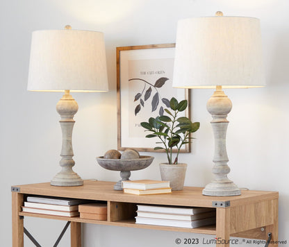 Majestic Office Furniture 32" Polyresin Table Lamp - Set of 2