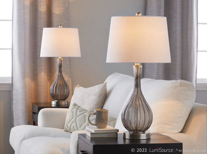 Majestic Office Furniture 27" Glass Table Lamp - Set of 2