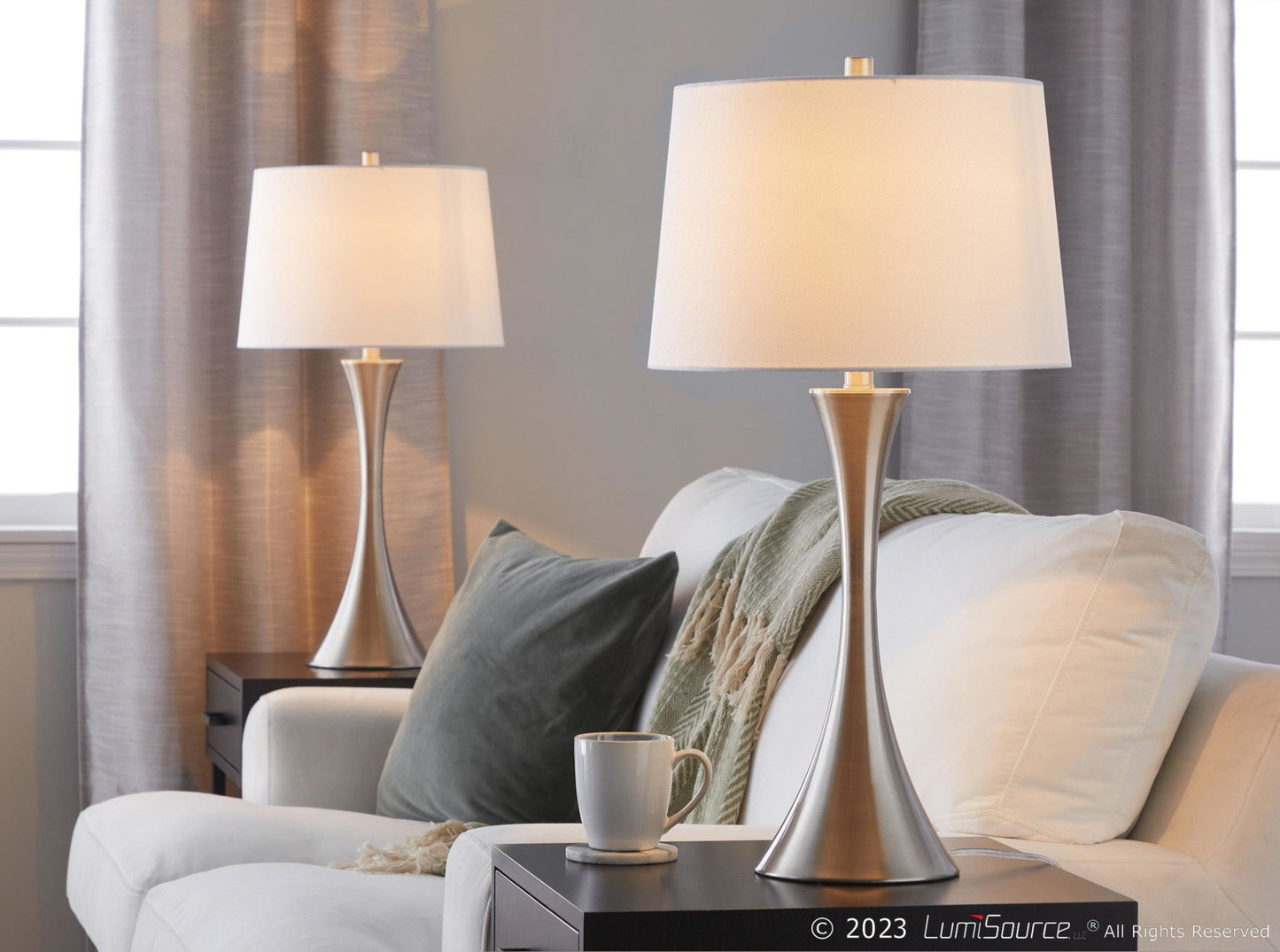 Majestic Office Furniture 29" Metal Table Lamp - Set of 2