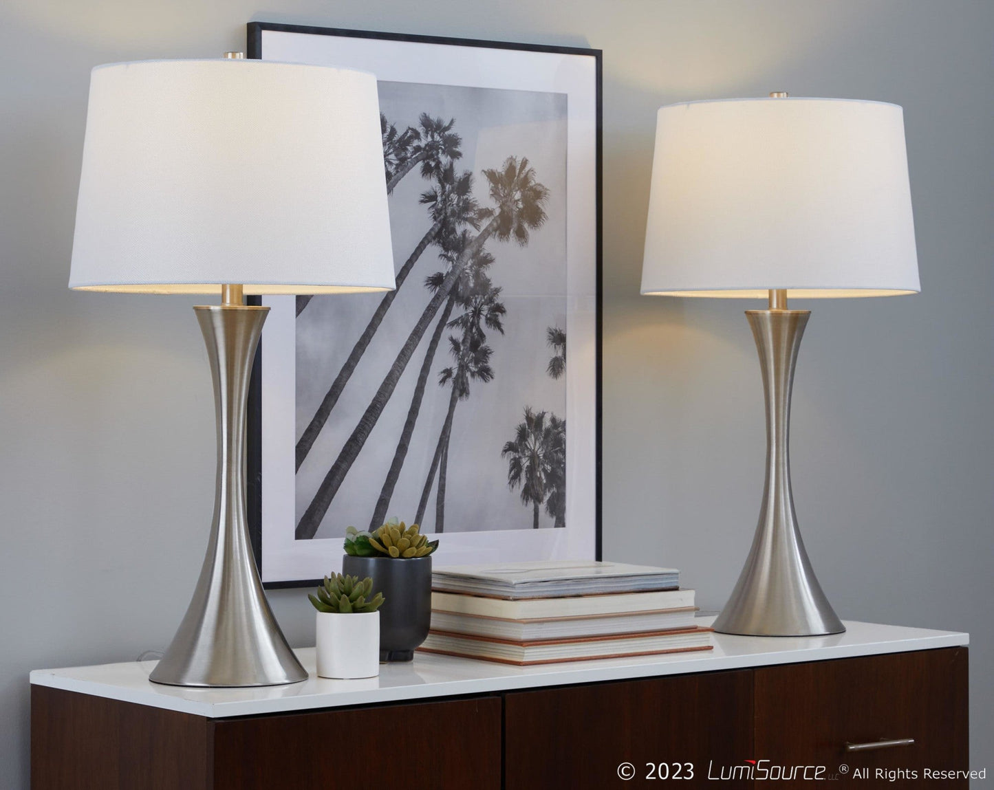 Majestic Office Furniture 29" Metal Table Lamp - Set of 2