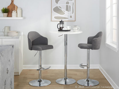 Majestic Office Furniture Adjustable Barstool - Set of 2