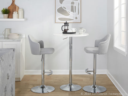 Majestic Office Furniture Adjustable Barstool - Set of 2