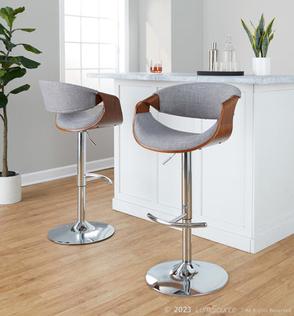 Majestic Office Furniture Adjustable Barstool - Set of 2