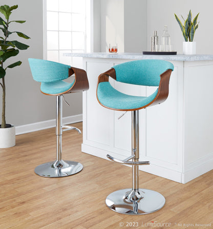 Majestic Office Furniture Adjustable Barstool - Set of 2