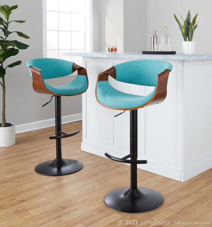 Majestic Office Furniture Adjustable Barstool - Set of 2
