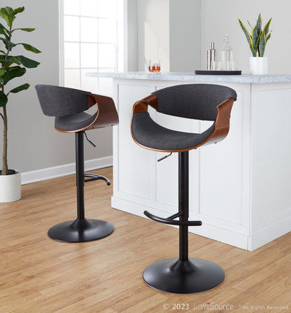 Majestic Office Furniture Adjustable Barstool - Set of 2