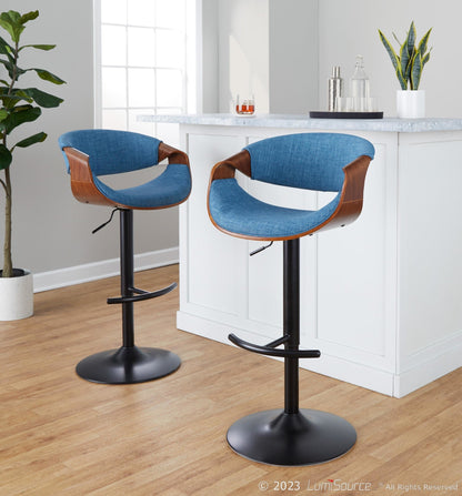 Majestic Office Furniture Adjustable Barstool - Set of 2