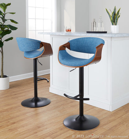 Majestic Office Furniture Adjustable Barstool - Set of 2