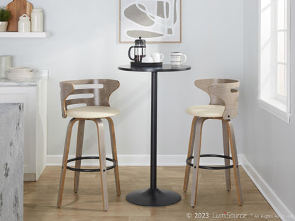 Majestic Office Furniture 30" Fixed-Height Barstool - Set of 2