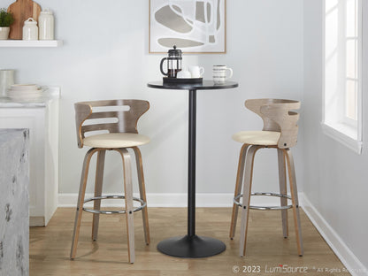 Majestic Office Furniture 30" Fixed-Height Barstool - Set of 2