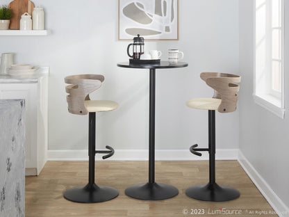 Majestic Office Furniture Adjustable Barstool - Set of 2