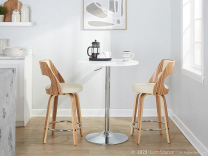 Majestic Office Furniture 24" Fixed-Height Counter Stool - Set of 2