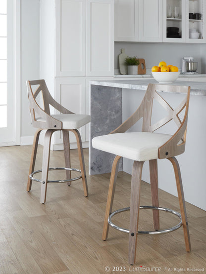 Majestic Office Furniture 24" Fixed-Height Counter Stool - Set of 2