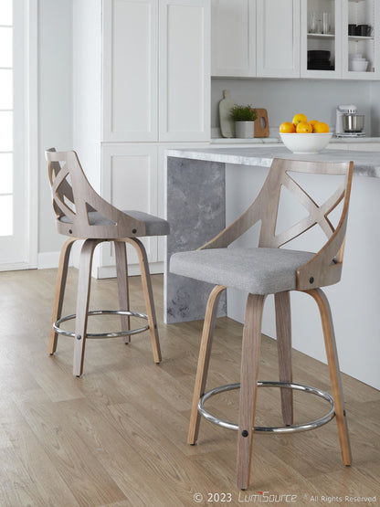 Majestic Office Furniture 24" Fixed-Height Counter Stool - Set of 2