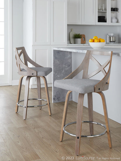 Majestic Office Furniture 24" Fixed-Height Counter Stool - Set of 2