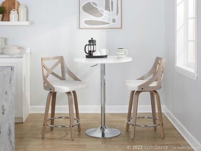 Majestic Office Furniture 24" Fixed-Height Counter Stool - Set of 2