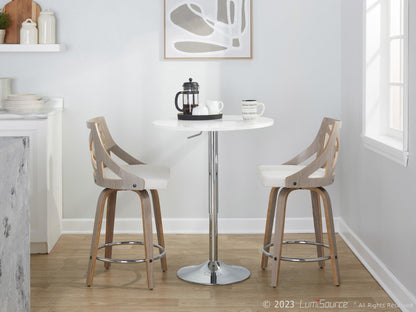 Majestic Office Furniture 24" Fixed-Height Counter Stool - Set of 2