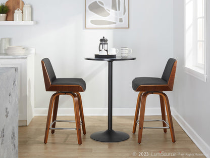 Majestic Office Furniture 24" Fixed-Height Counter Stool - Set of 2