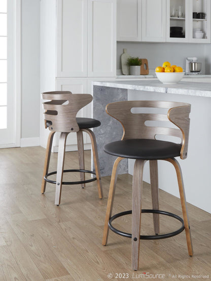 Majestic Office Furniture 24" Fixed-Height Counter Stool - Set of 2