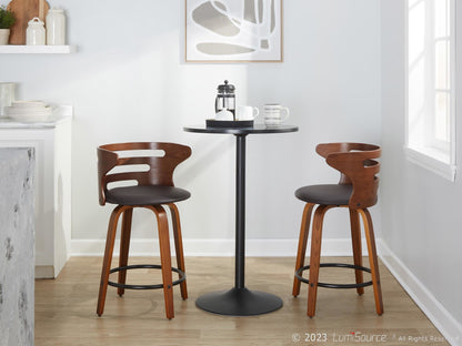 Majestic Office Furniture 24" Fixed-Height Counter Stool - Set of 2
