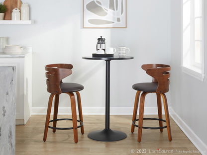 Majestic Office Furniture 24" Fixed-Height Counter Stool - Set of 2