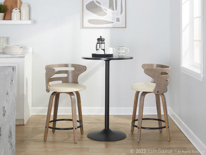 Majestic Office Furniture 24" Fixed-Height Counter Stool - Set of 2