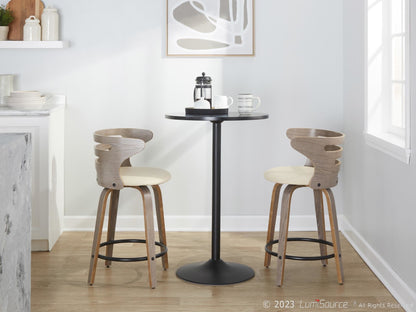 Majestic Office Furniture 24" Fixed-Height Counter Stool - Set of 2